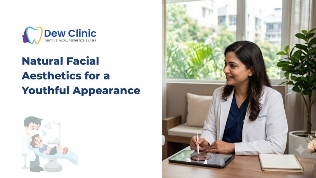 Facial aesthetics service in Chennai for youthful appearance at Dew Clinic