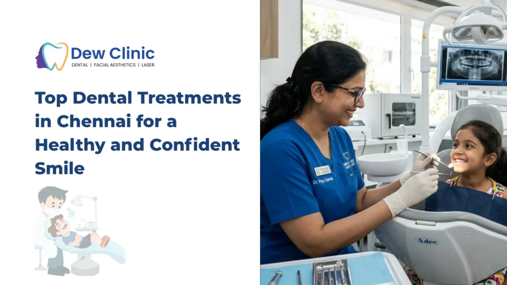 Patient receiving professional dental treatment in Chennai for healthy smile restoration