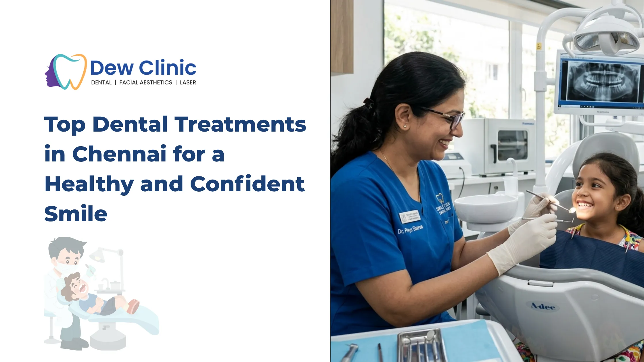 Patient receiving professional dental treatment in Chennai for healthy smile restoration