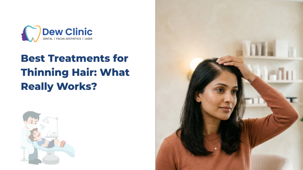 Hair treatment for thin hair in Chennai at Dew Clinic