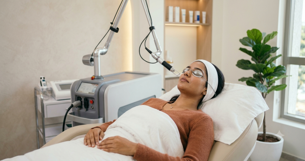 Safe laser skin treatment for pigmentation and skin texture improvement in Chennai